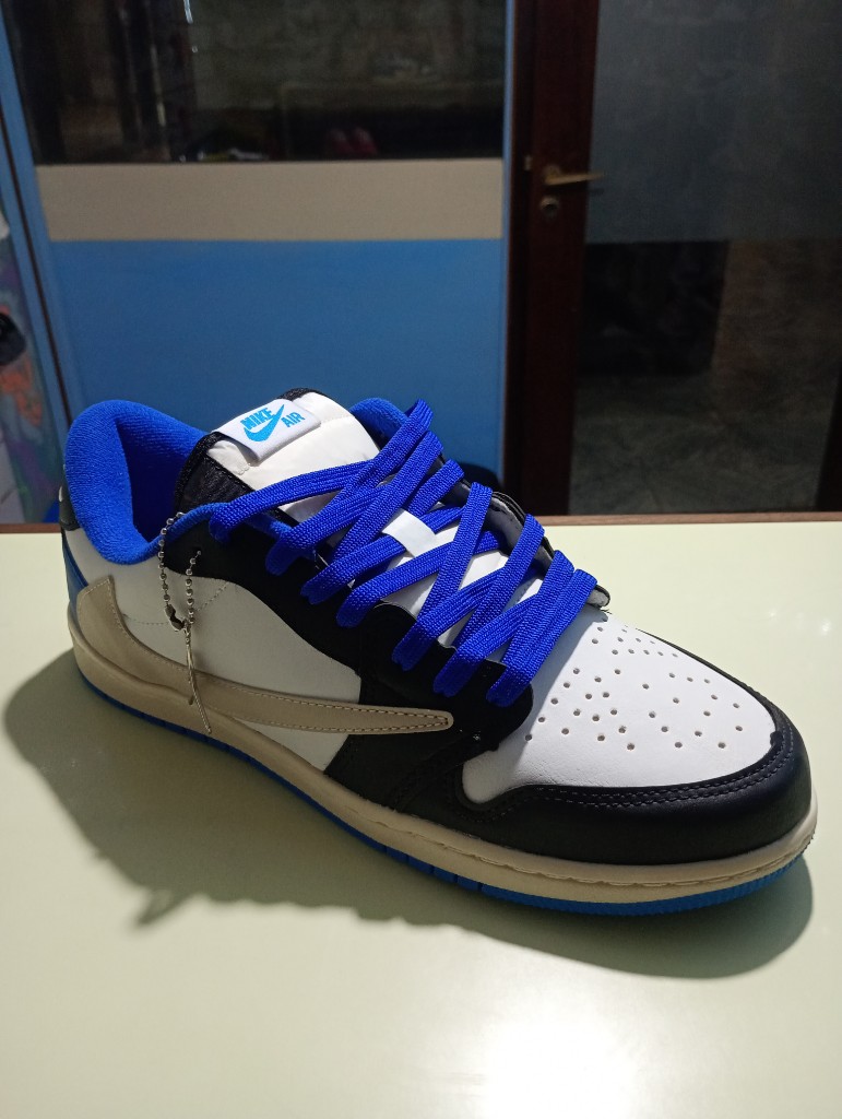 Jordan Travis Scott electric blue