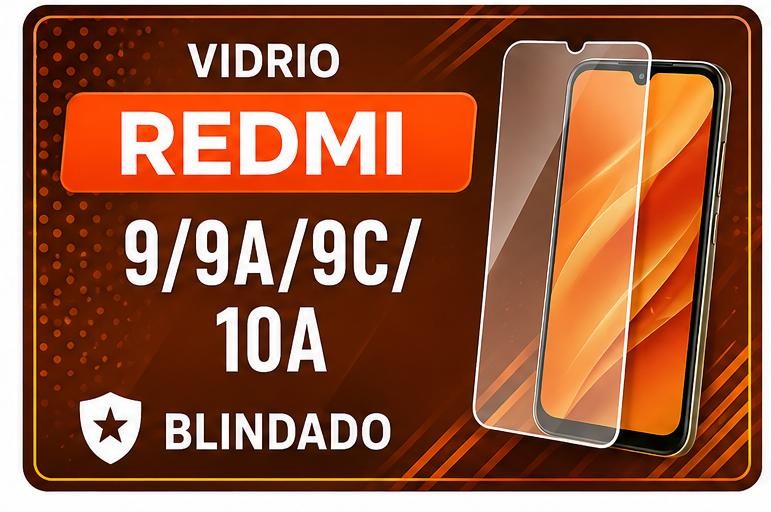Vidrio Redmi 9/9A/9C/10A Blindado