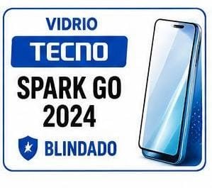 Vidrio Tecno Spark Go 2024 Blindado