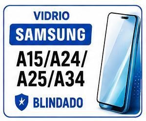 Vidrio Samsung A15/A24/A25/A34 Blindado