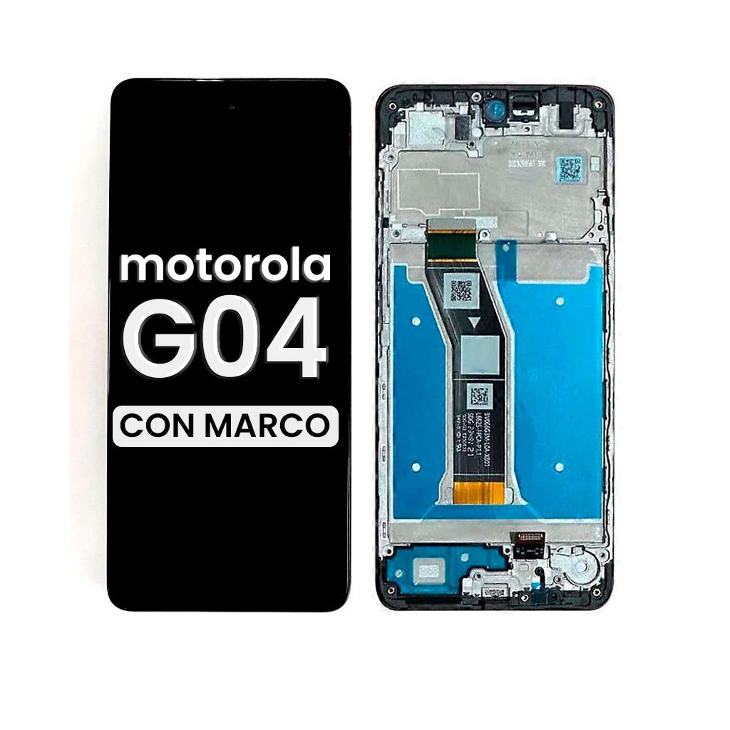 Display Motorola G04 con Marco