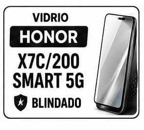 Vidrio Honor X7C/200 Smart 5G Blindado