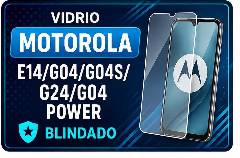 Vidrio Motorola E14/G04/G04S/G24/G24 Power Blindado