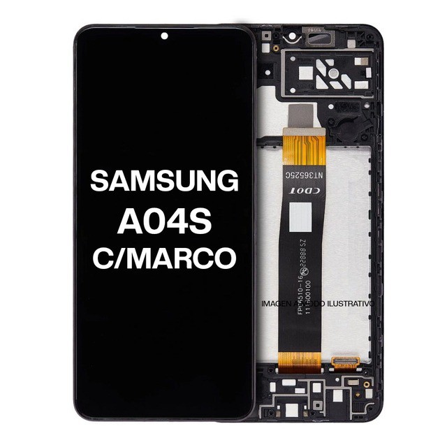 Display Samsung A04S con marco