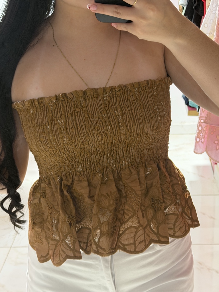 Top cafe strapless