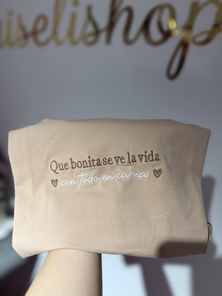 QUE BONITA SE VE LA VIDA CON TODO EN CALMA