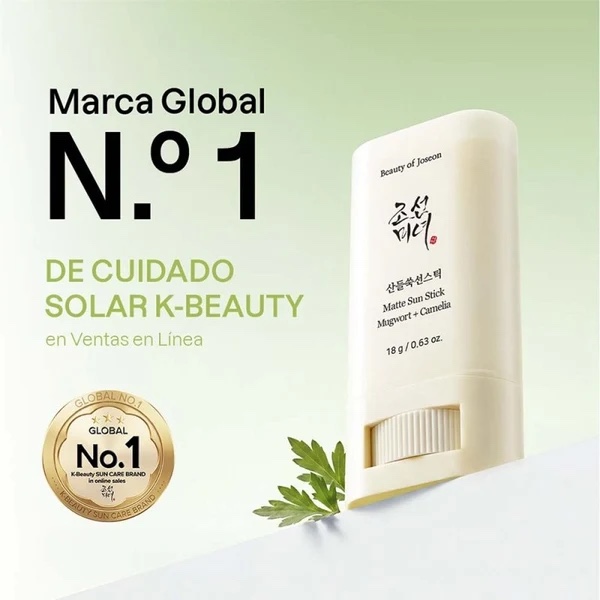 Beauty of Joseon Matte Sun Stick: Mugwort + Camelia SPF50+ PA++++, 18 g.