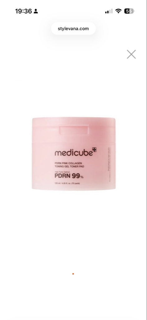 Medicube PDRN Pink toner pad