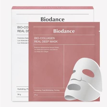 Biodance bio-collagen mascarilla rosada