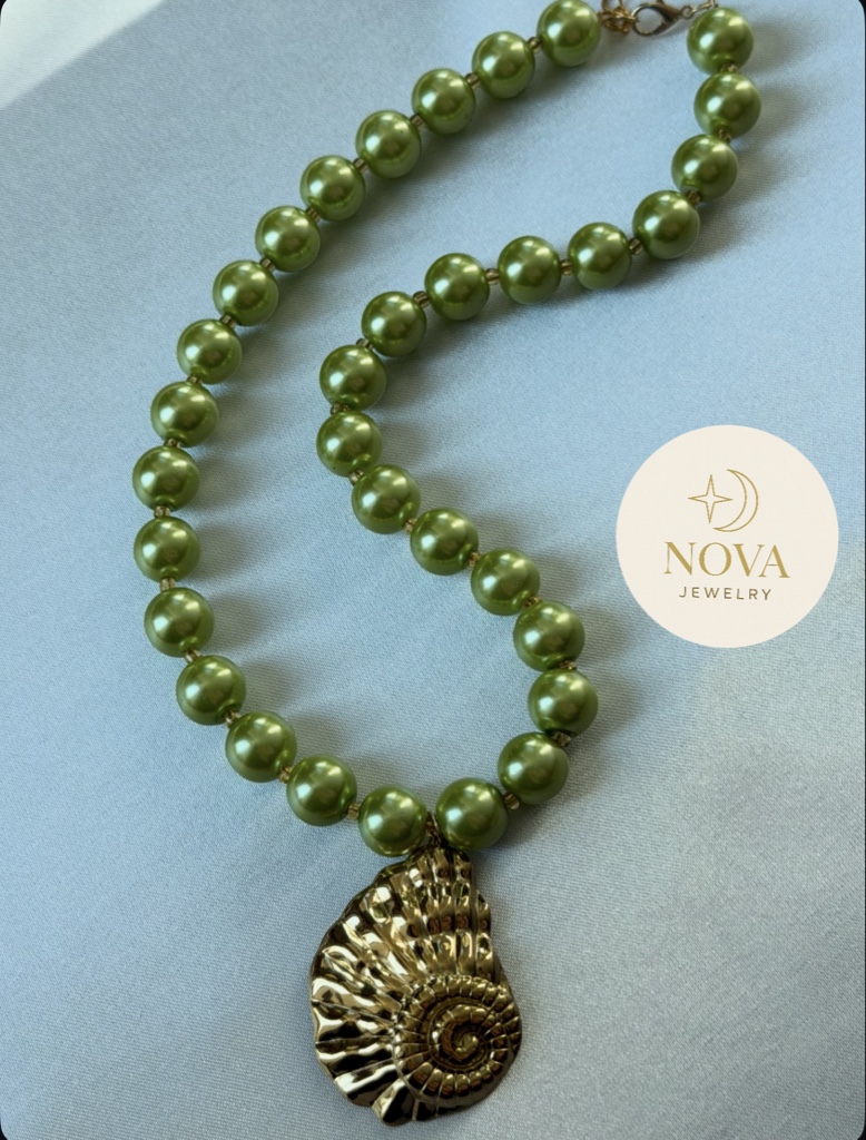 Collar Concha Verde