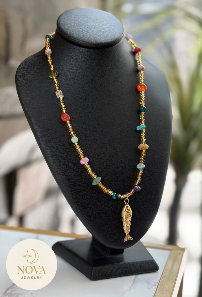 Collar Colores Pez Acero