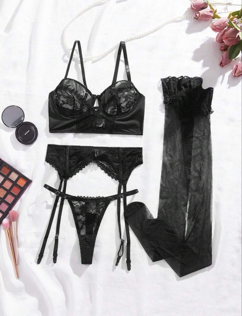 Conjunto Premium Sedução em Renda