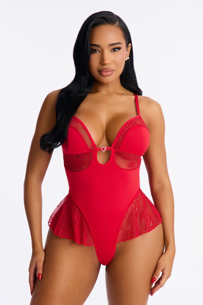 Just Us Lace Teddy