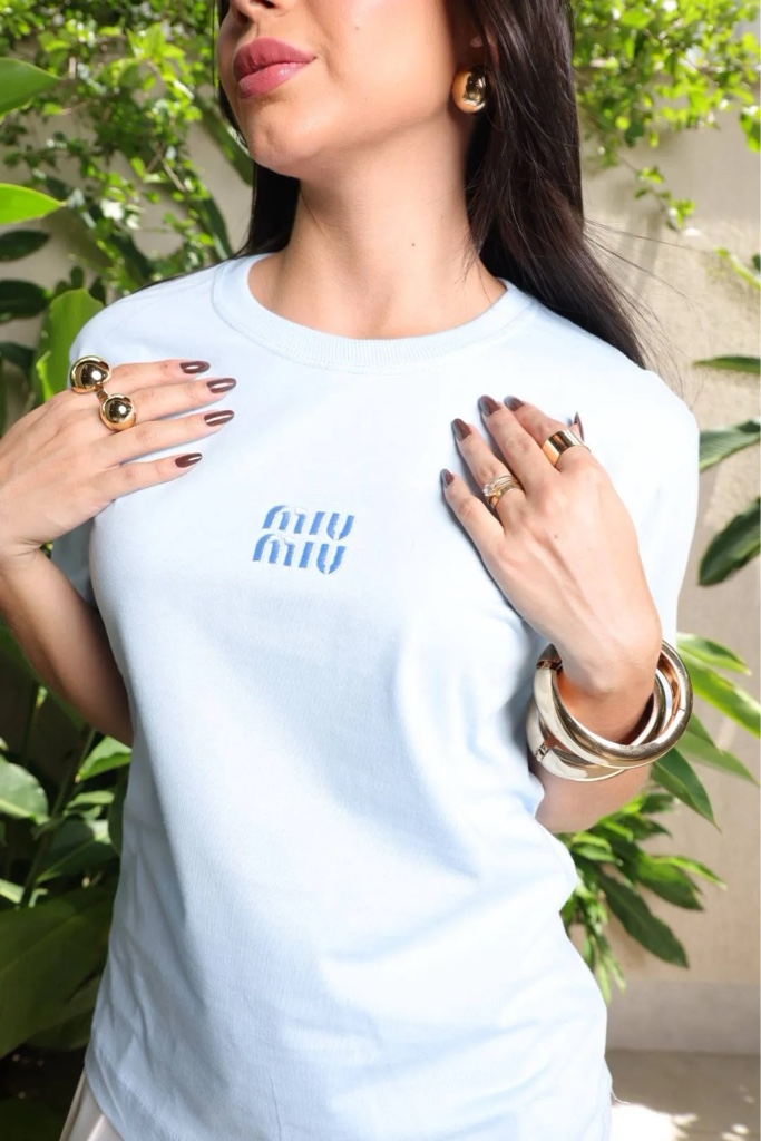 Miu Miu blanca camiseta