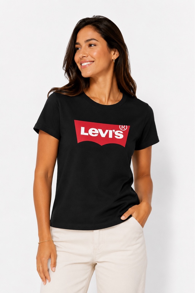 T-Shirt Levi's Preta