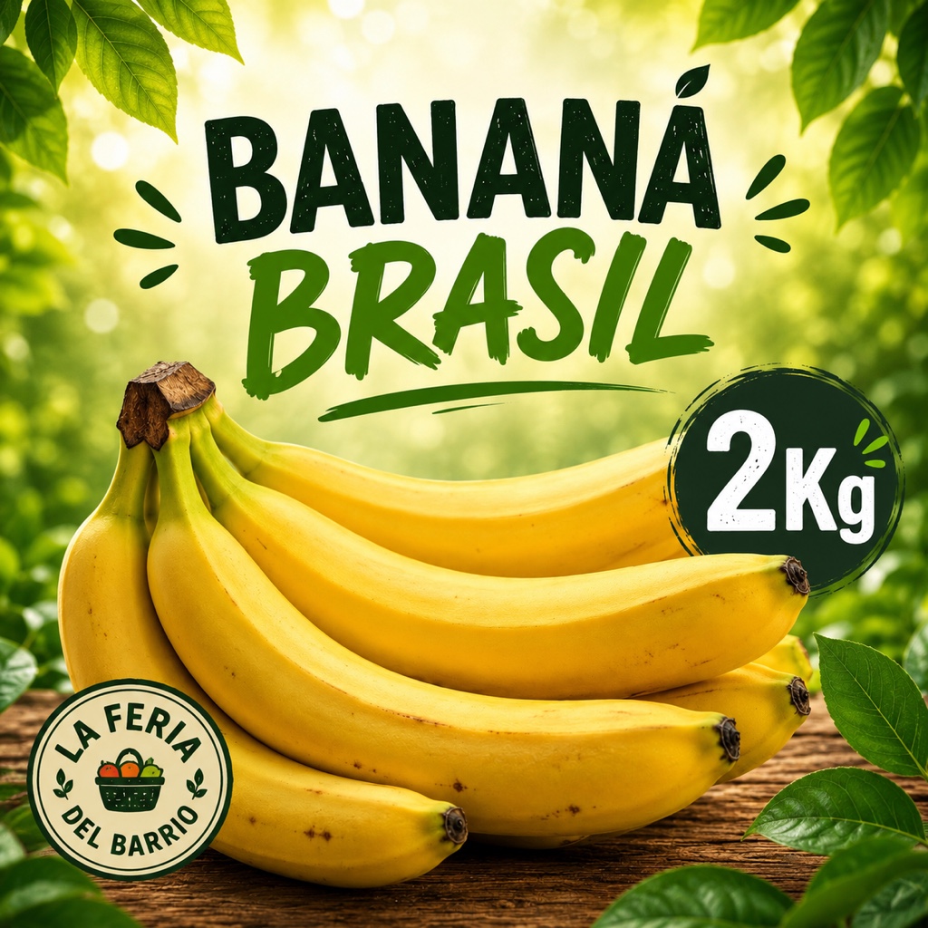 Banana Brasil 2Kg