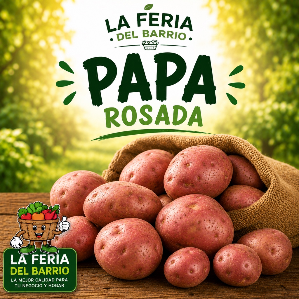 Papa rosada kg