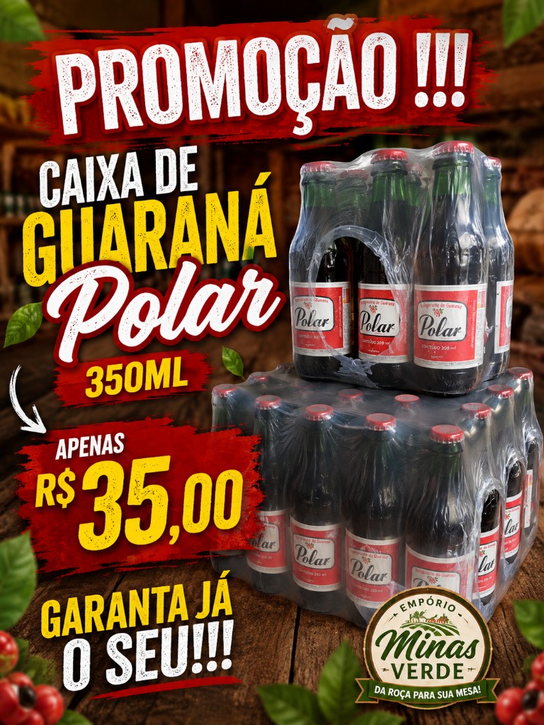 Caixa de guaraná fardo