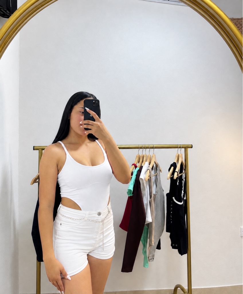 56284-B BODY CORTE ALTO BLANCO