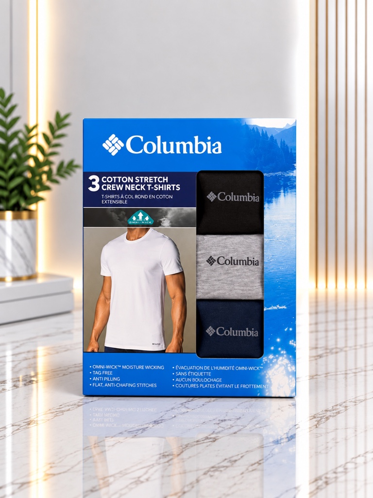 Columbia camisetas multicolor