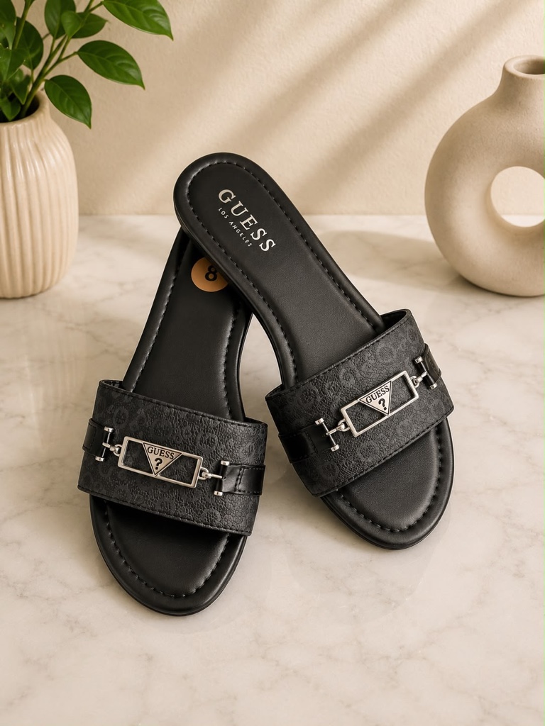 Guess sandalias negras