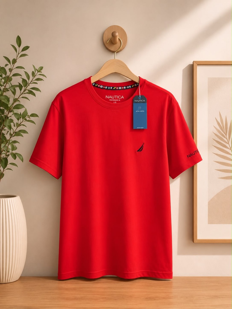 Nautica camiseta roja
