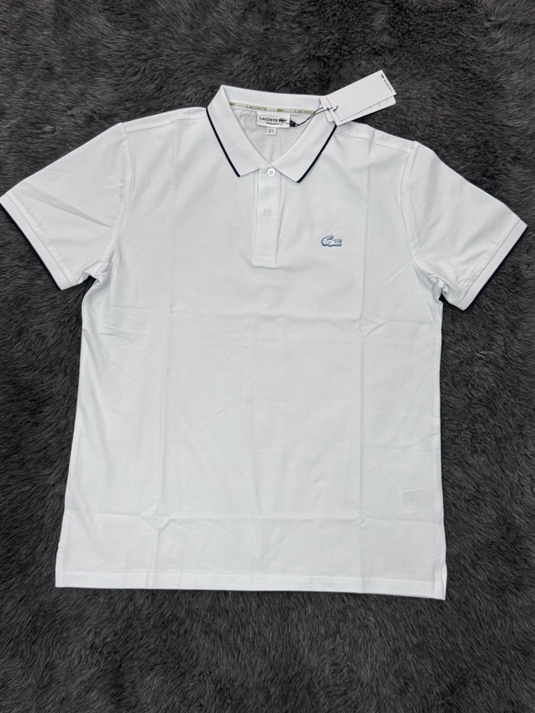 Lacoste polo blanca
