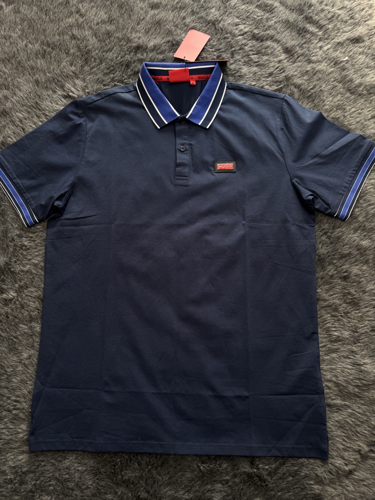 HUGO polo azul marino