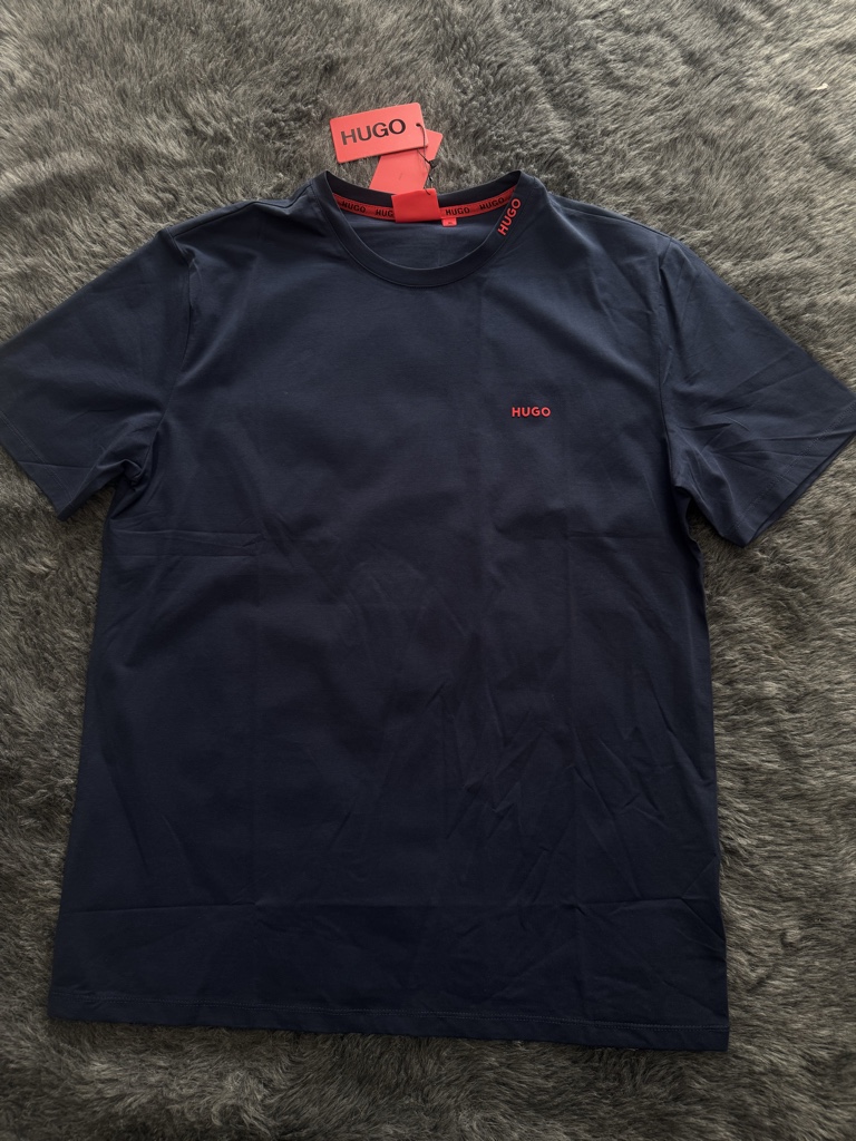 HUGO camiseta azul marino