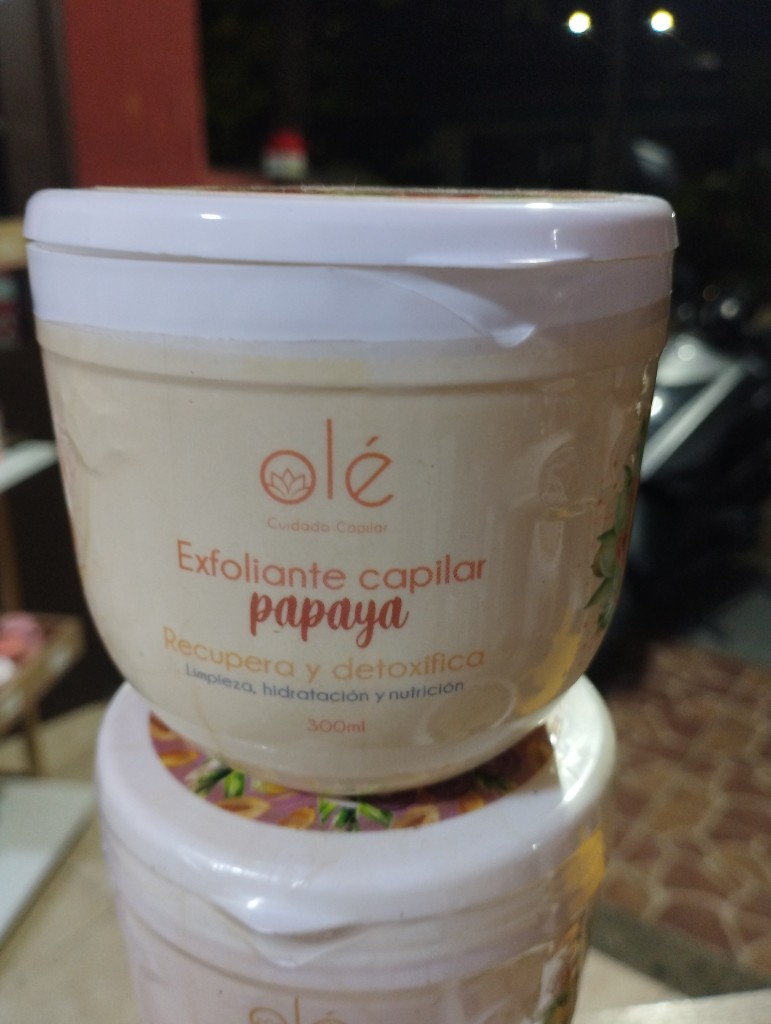 Olé exfoliante capilar papaya