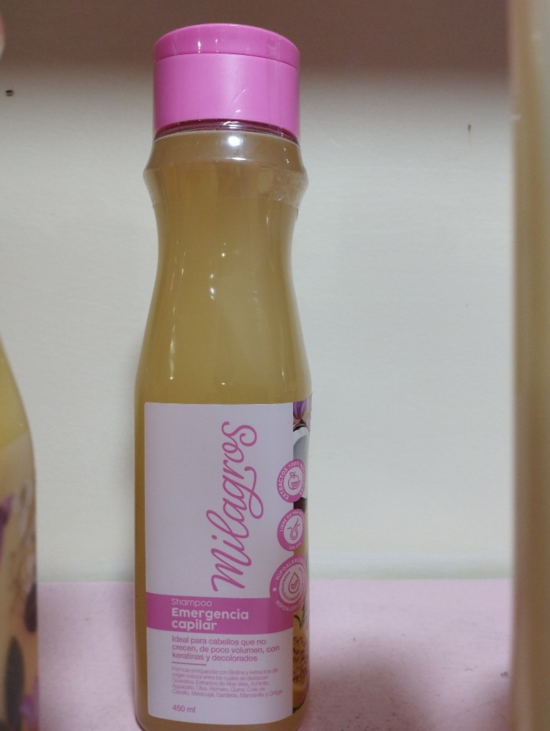 Milagros Shampoo Emergencia capilar 450ml