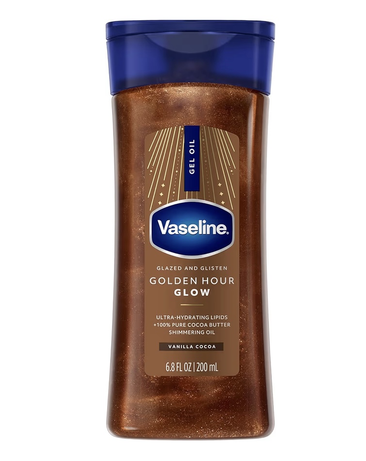 vaseline golden hour glow gel oil