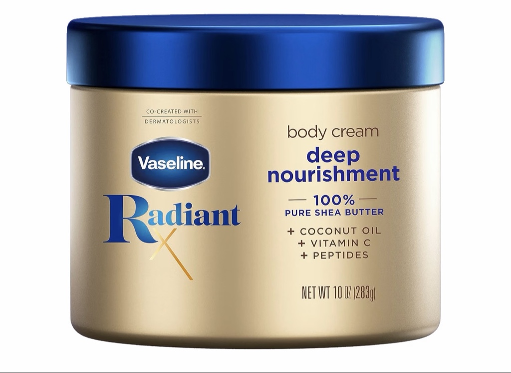 Vaseline radiant body cream