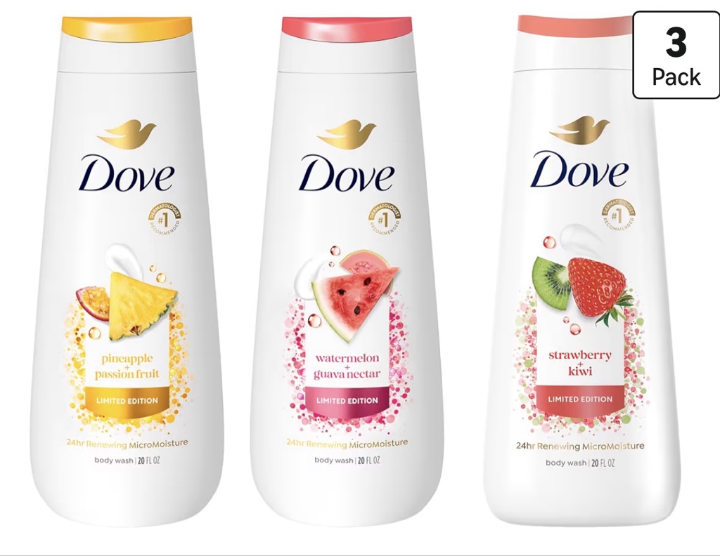 Dove body wash