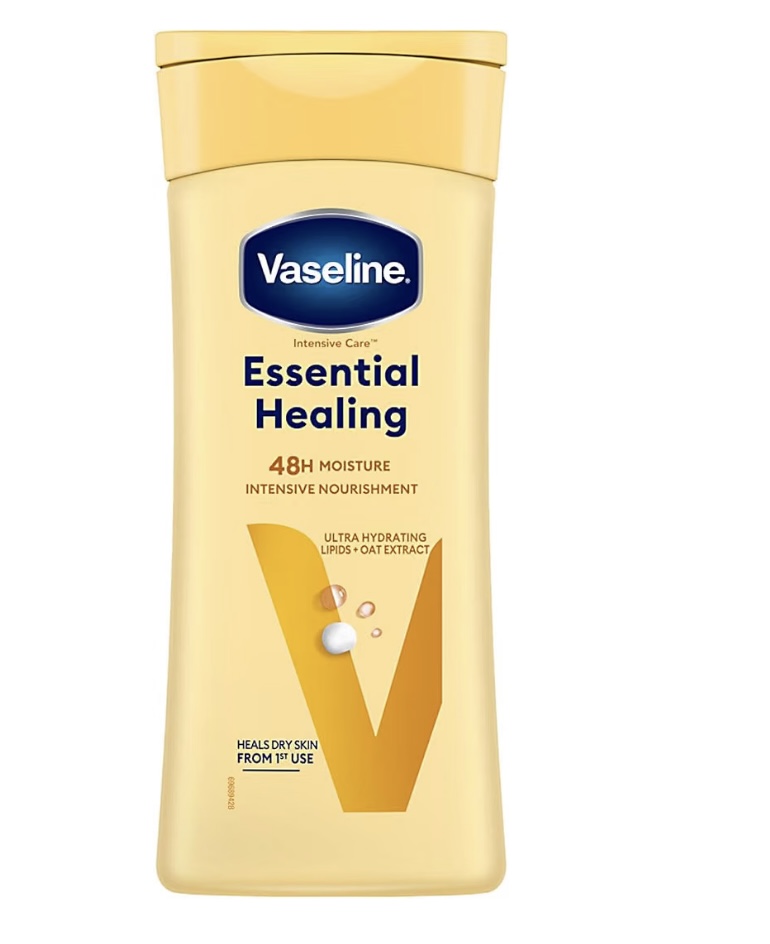 Vaseline corporal essential healing amarilla