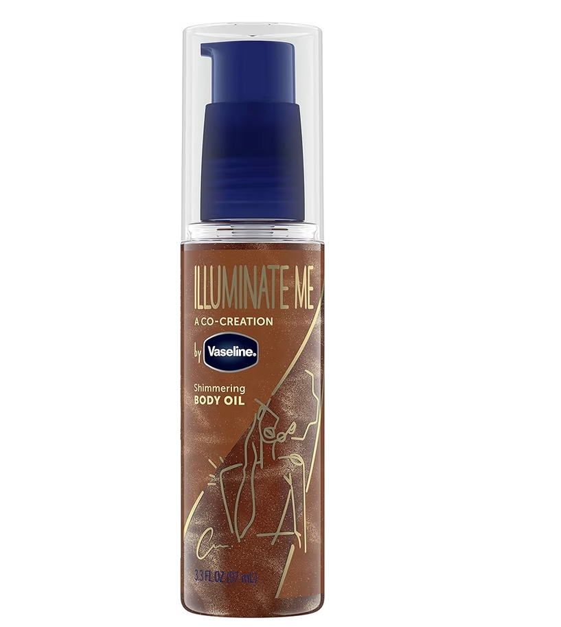 vaseline shimme body oil