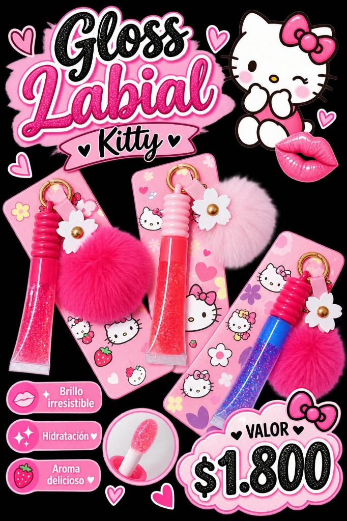 Hello Kitty gloss labial