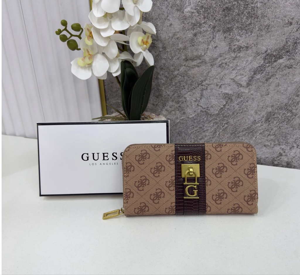 GUESS cartera café