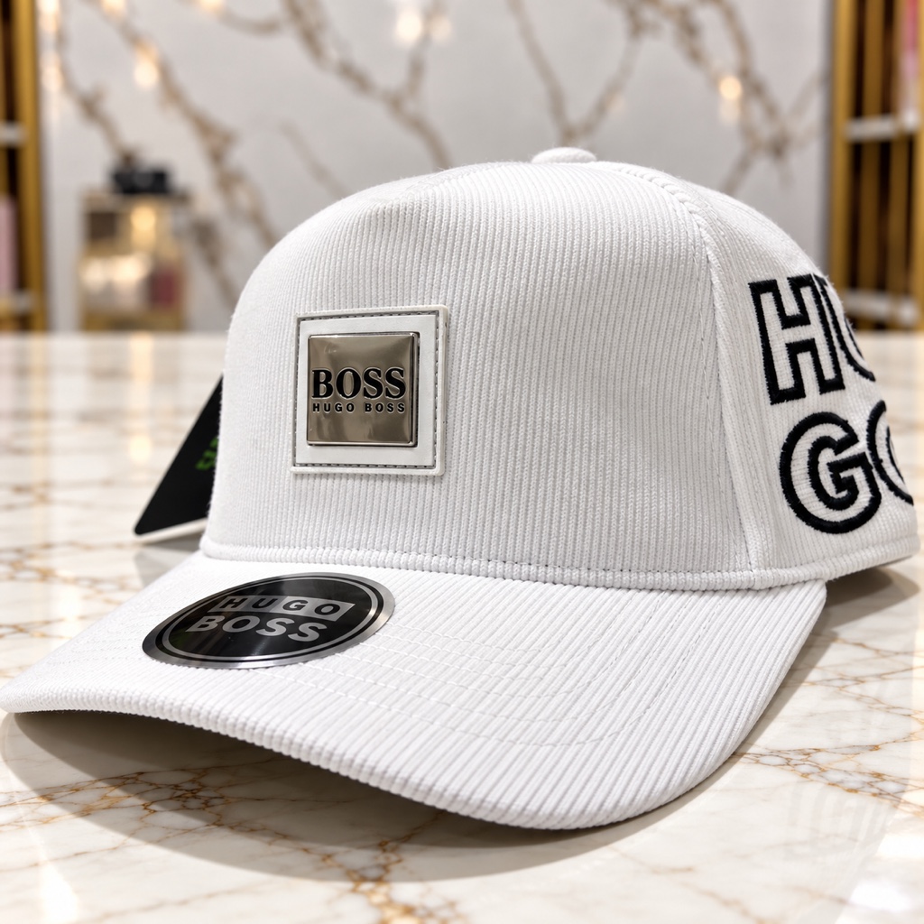 Hugo Boss blanca gorra