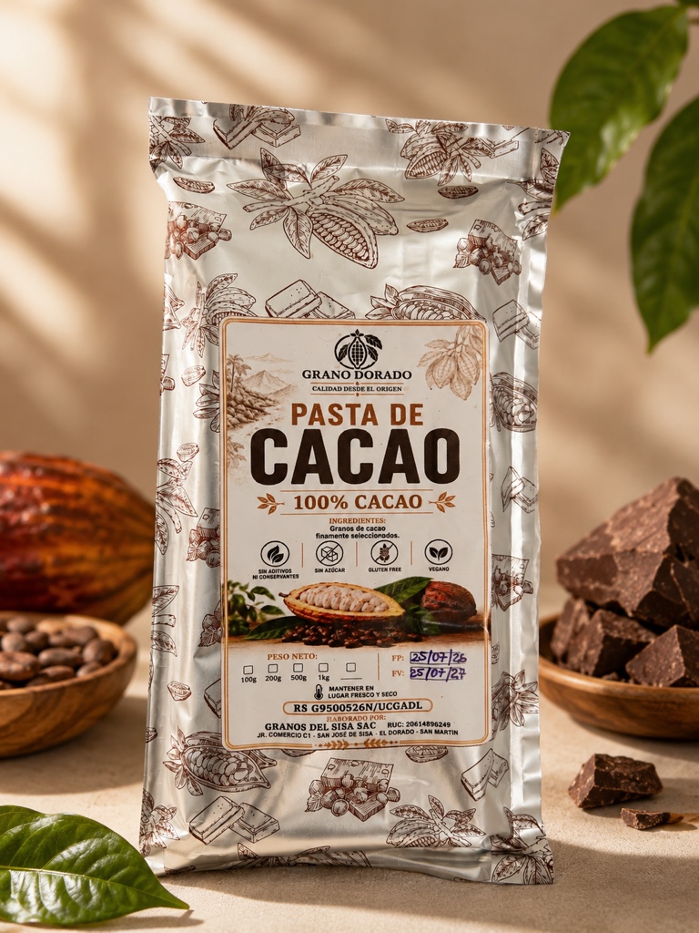 PASTA DE CACAO 200GR