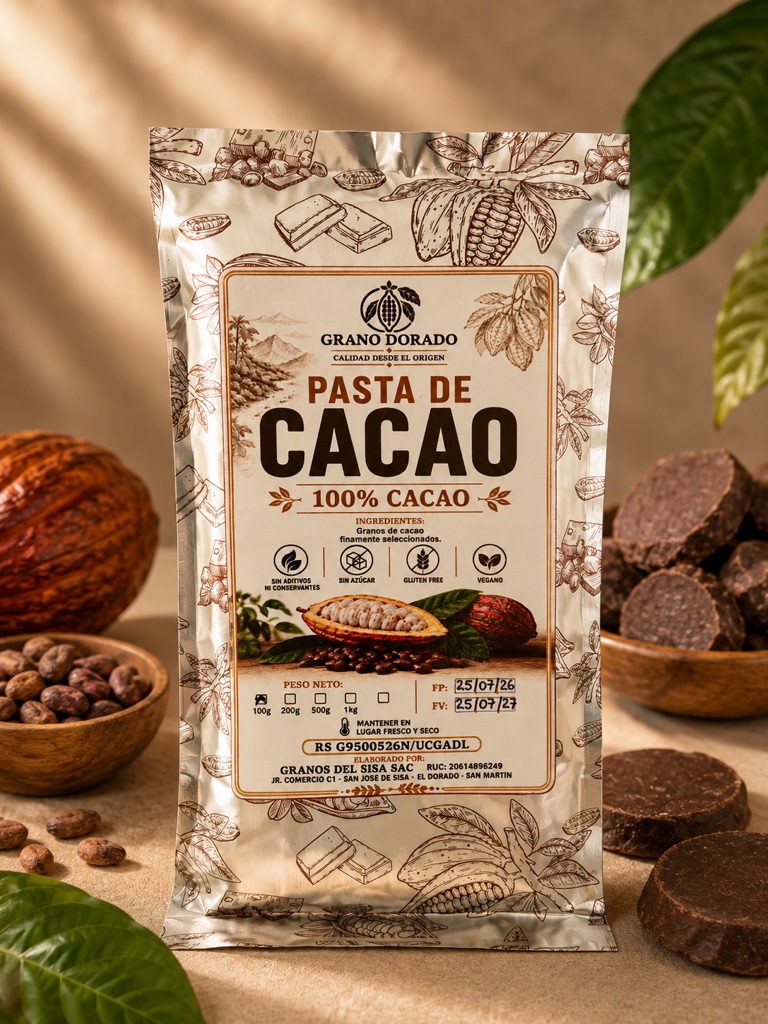 PASTA DE CACAO 100GR
