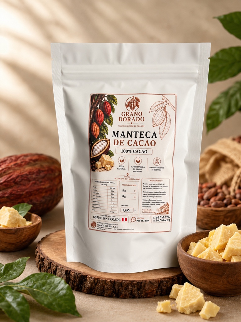 MANTECA DE CACAO 200 GR