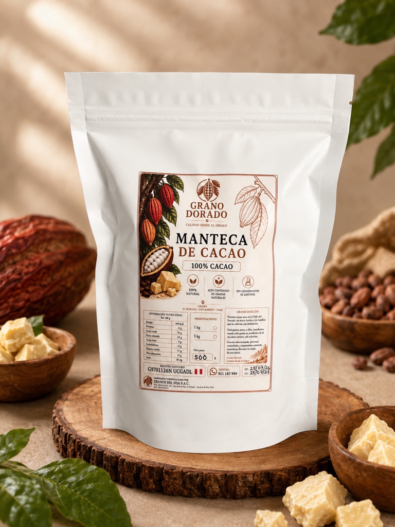 MANTECA DE CACAO 500GR