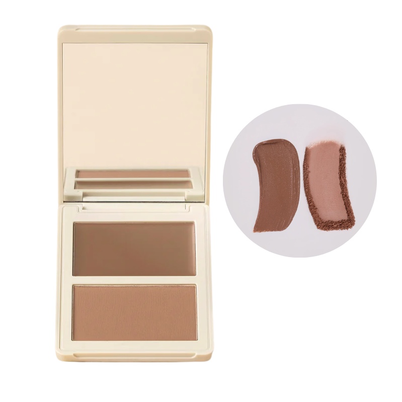 Duo de bronzer en crema y en polvo