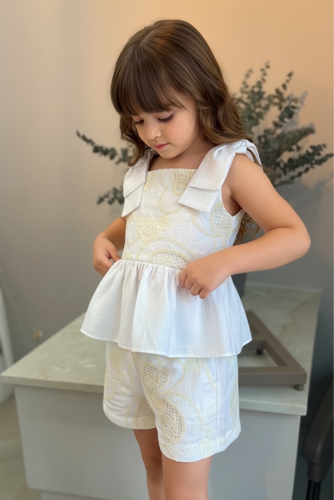 Set blanco infantil
