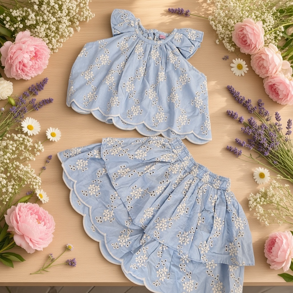 Set azul Ojalillo