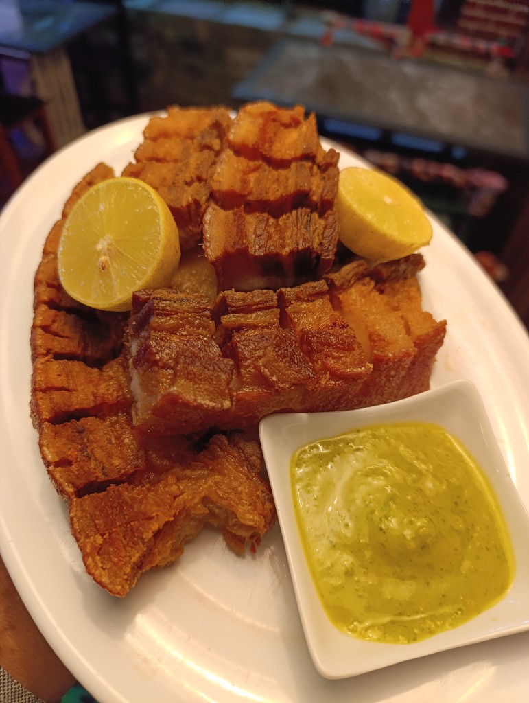 1/2 kg de Porkbelly frito