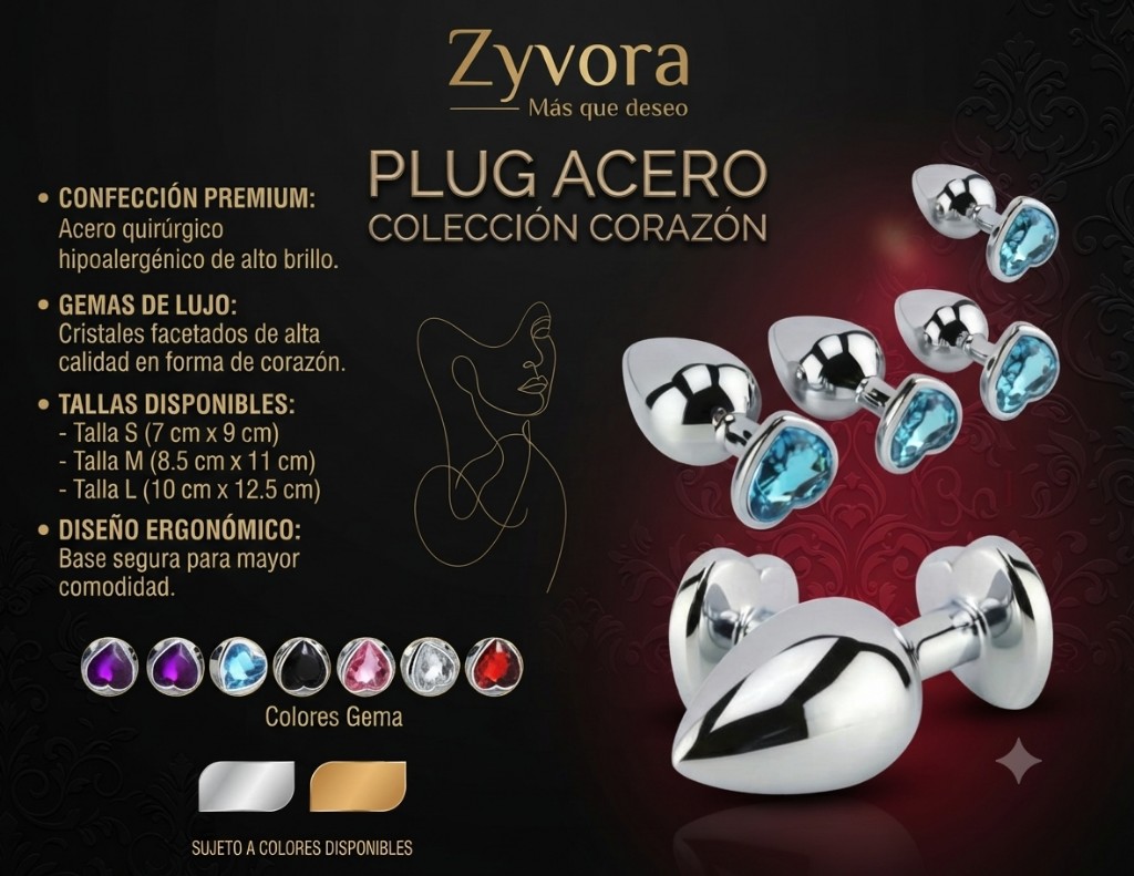 Plug acero corazon