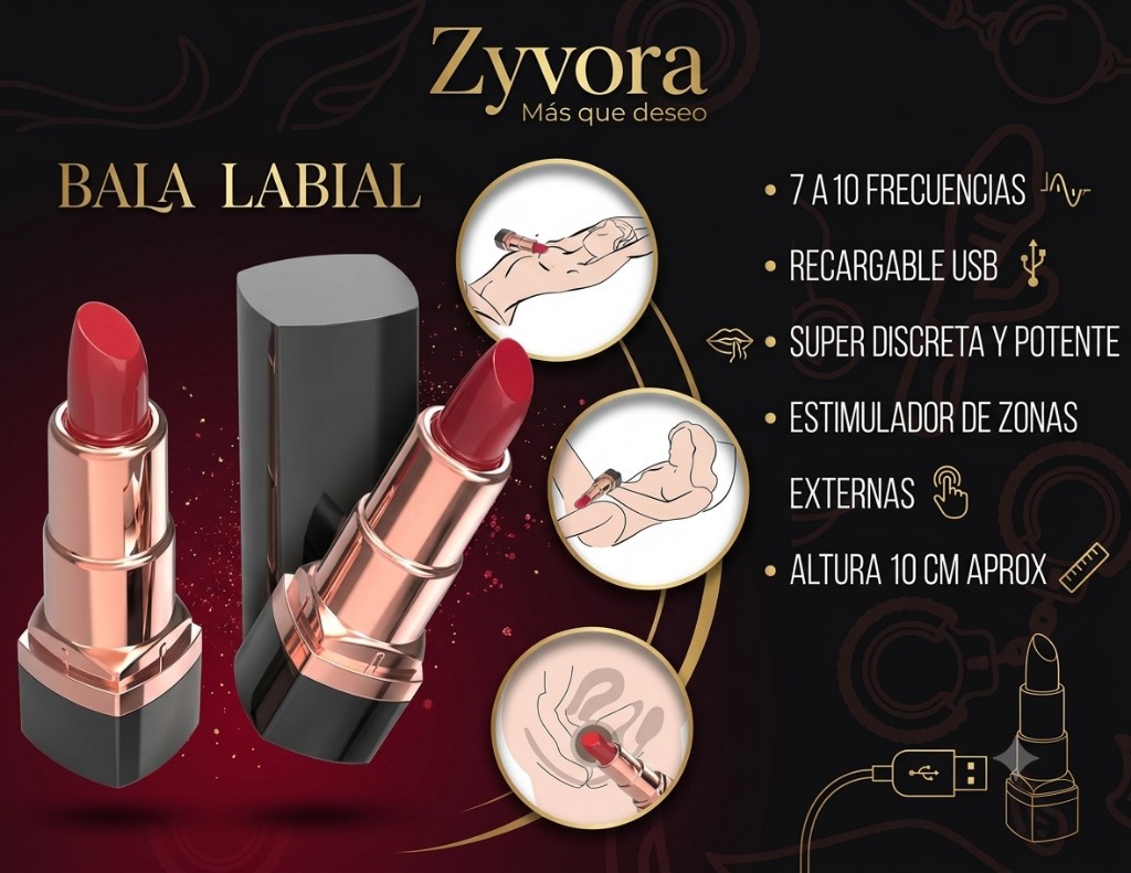 Bala labial RUBI