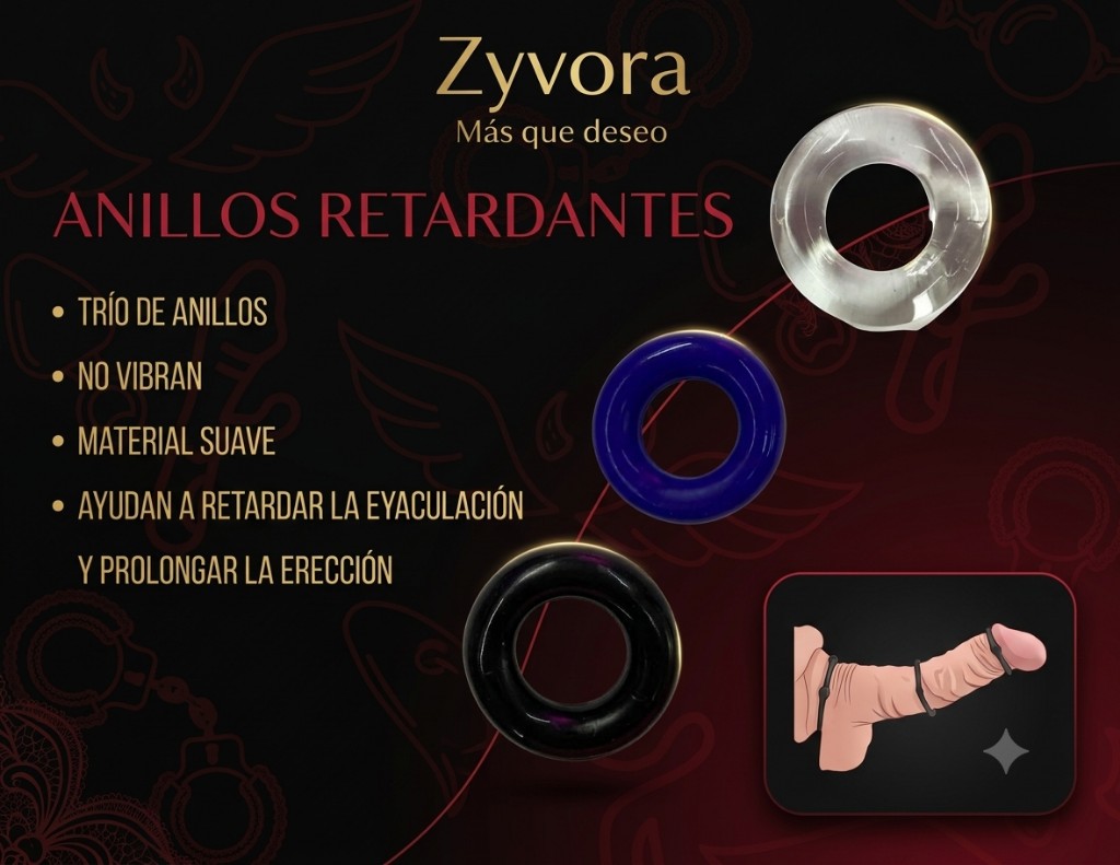 Anillos retardantes trio